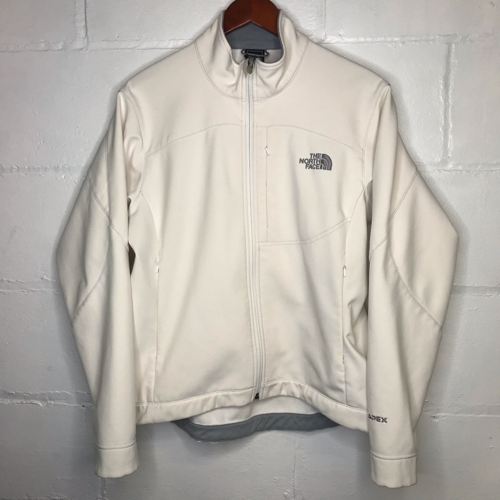 The North Face Women's L  Apex Climate Block Bionic Soft Shell Jacket Off White